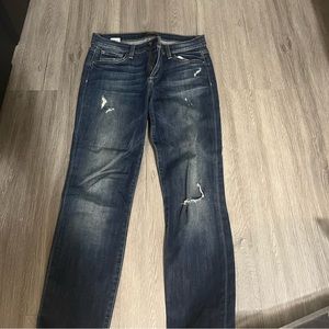 Joe’s distressed jeans in straight leg